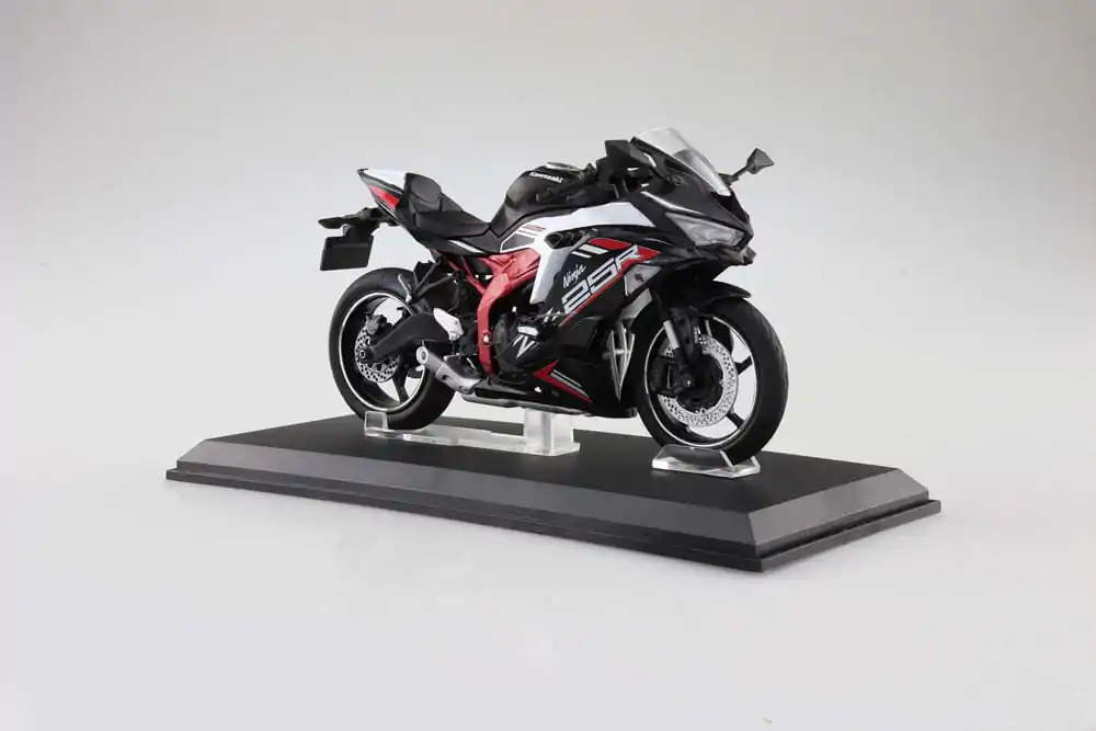 Statuetă Serie Motociclete Diecast 1/12 Kawasaki Ninja ZX-25R Metallic Spark Black×Peal Flat Stardust White 16 cm poza produsului