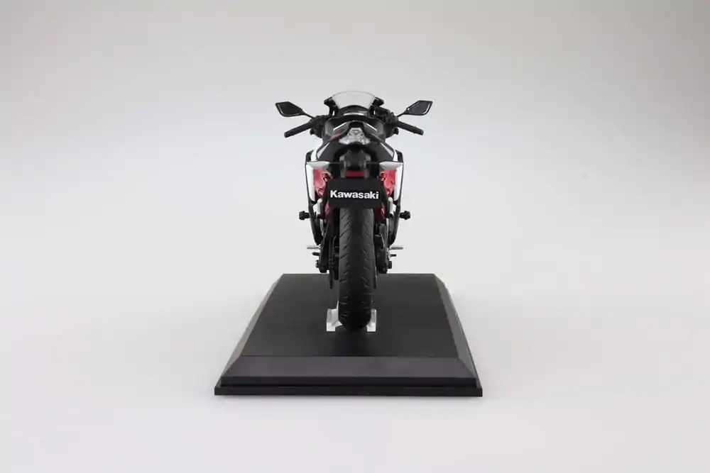 Statuetă Serie Motociclete Diecast 1/12 Kawasaki Ninja ZX-25R Metallic Spark Black×Peal Flat Stardust White 16 cm poza produsului