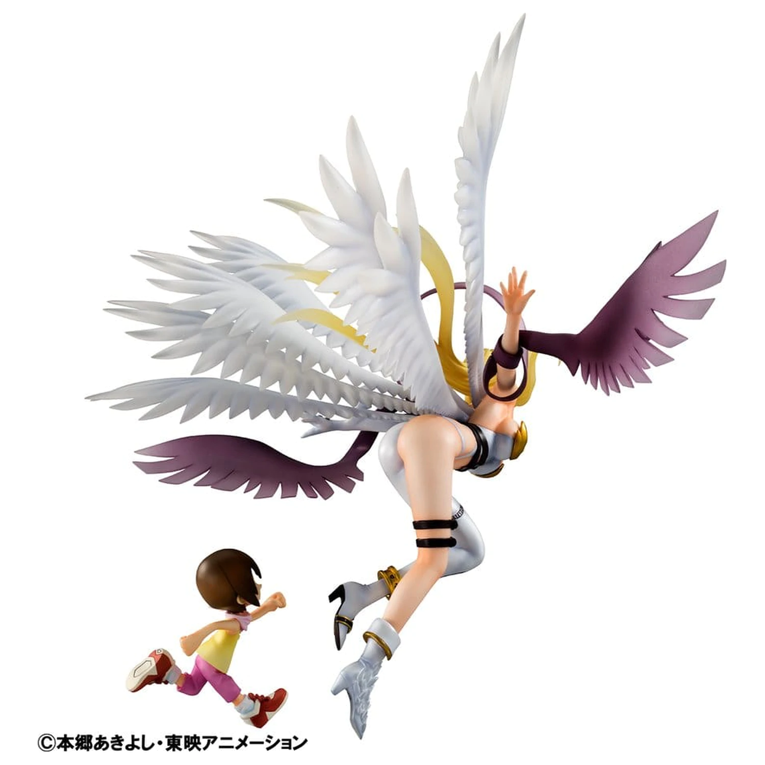 Digimon Adventure Precious G.E.M. Series Statuie din PVC Angewomon & Hikari Yagami 22 cm poza produsului