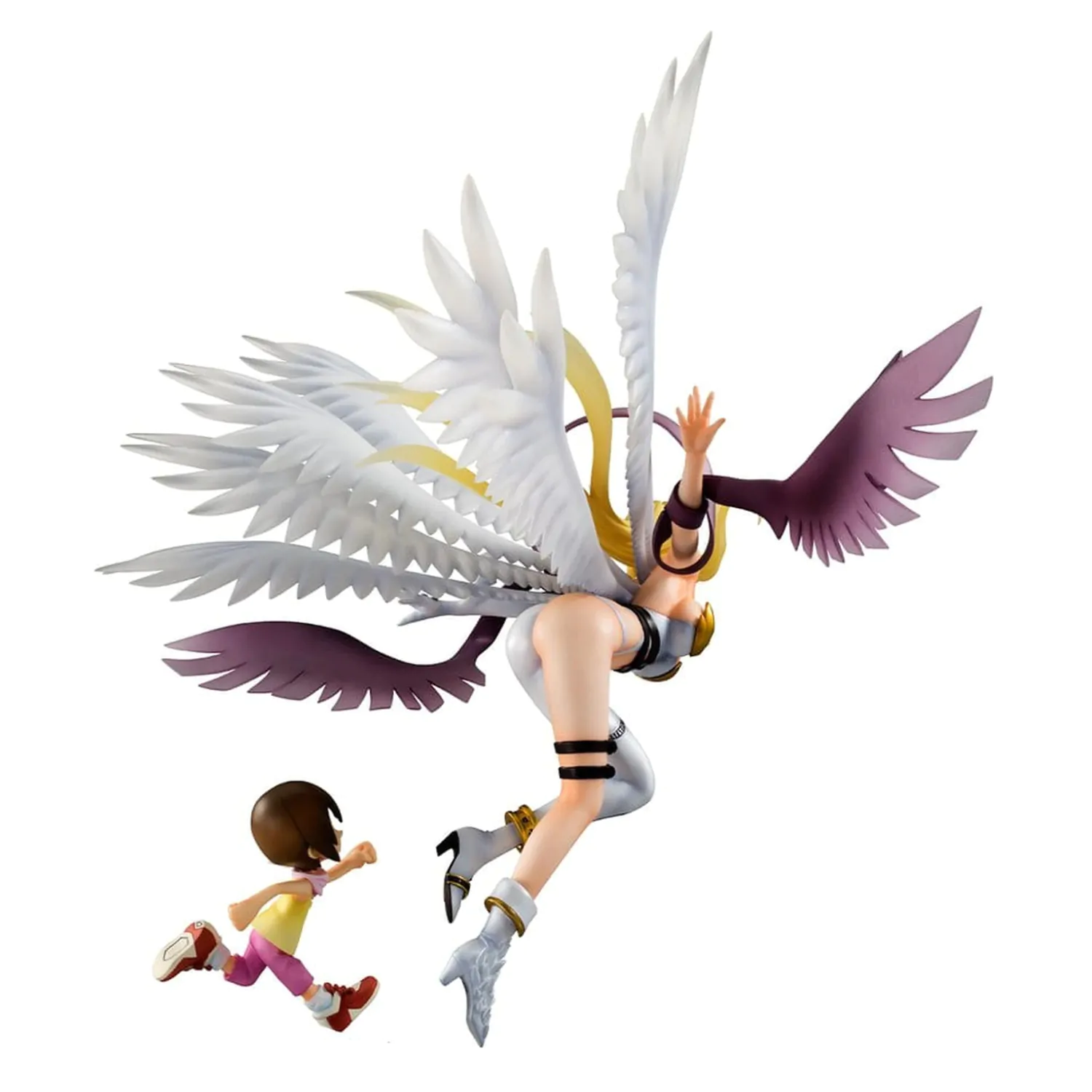 Digimon Adventure Precious G.E.M. Series Statuie din PVC Angewomon & Hikari Yagami 22 cm poza produsului