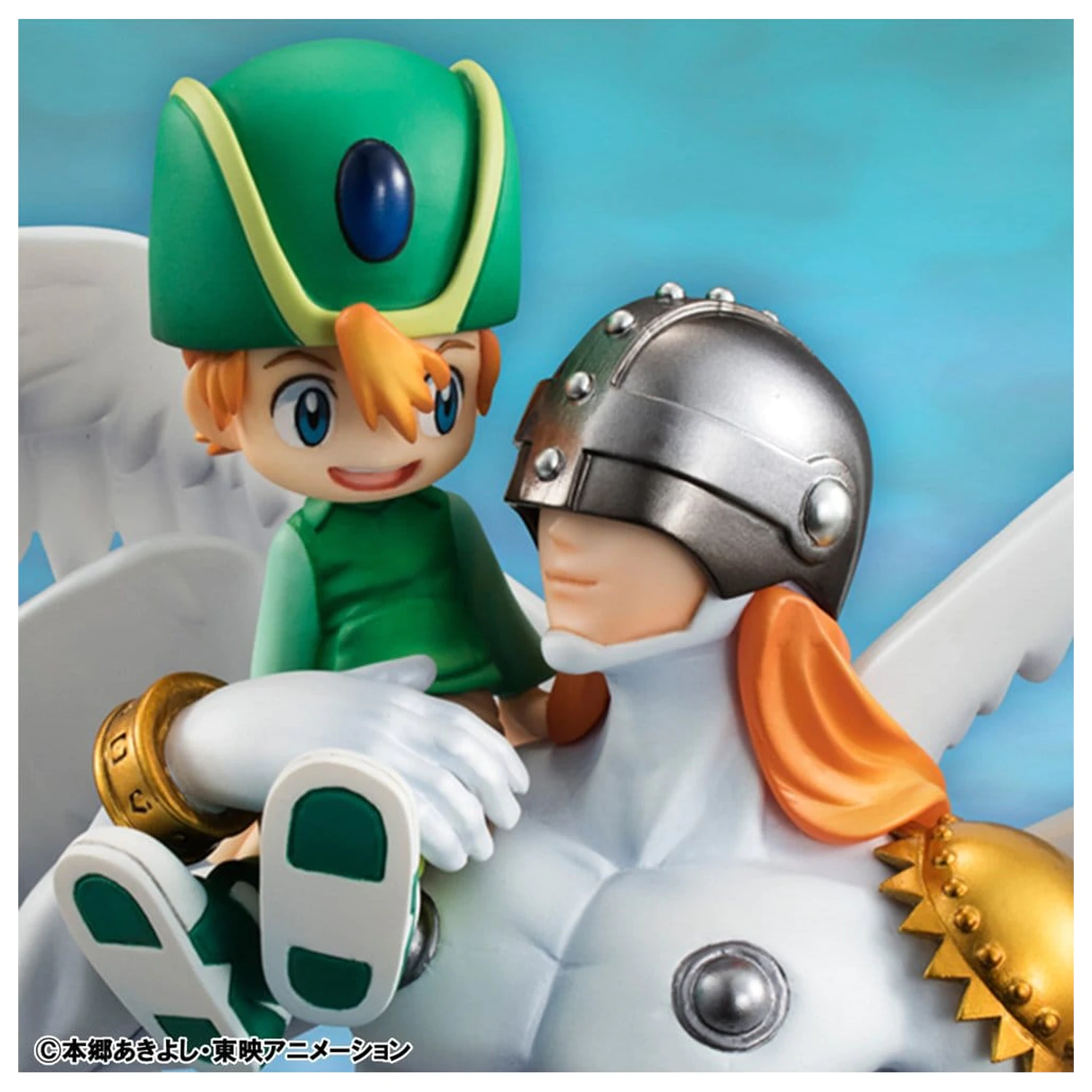 Digimon Adventure G.E.M. Series figurină PVC Angemon & Takeru Takaishi 22 cm poza produsului