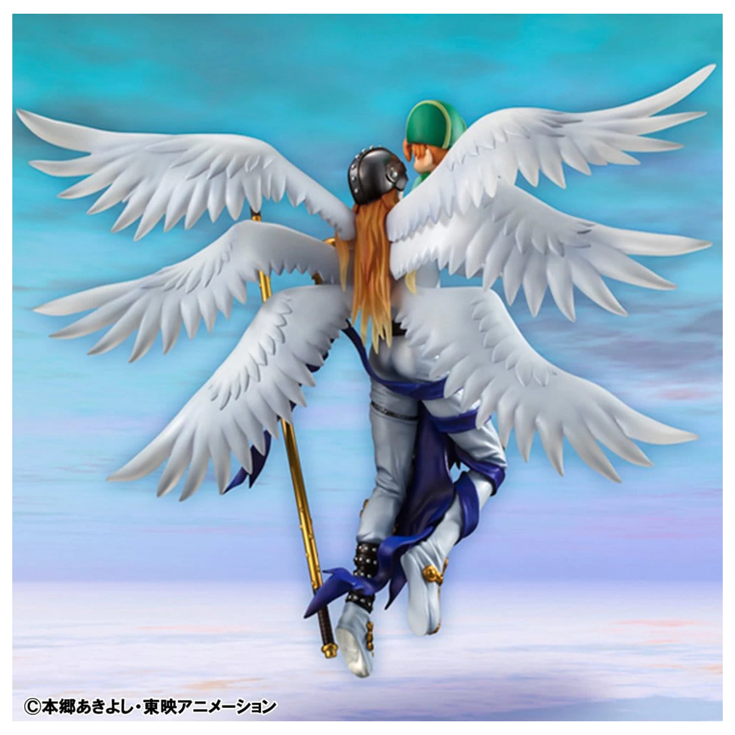 Digimon Adventure G.E.M. Series figurină PVC Angemon & Takeru Takaishi 22 cm poza produsului