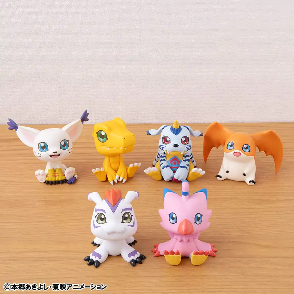 Statuete PVC Digimon Adventure Look Up Piyomon & Gomamon 11 cm (cu cadou) poza produsului