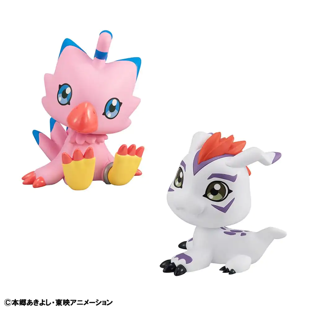 Statuete PVC Digimon Adventure Look Up Piyomon & Gomamon 11 cm (cu cadou) poza produsului