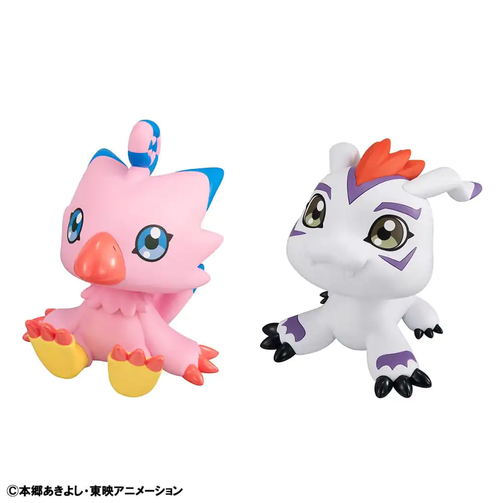 Statuete PVC Digimon Adventure Look Up Piyomon & Gomamon 11 cm (cu cadou) poza produsului