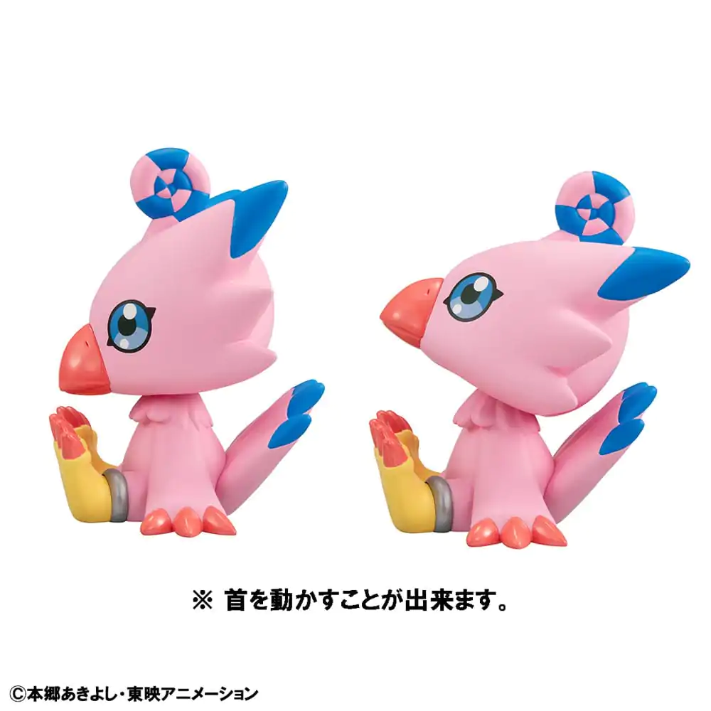 Statuete PVC Digimon Adventure Look Up Piyomon & Gomamon 11 cm (cu cadou) poza produsului