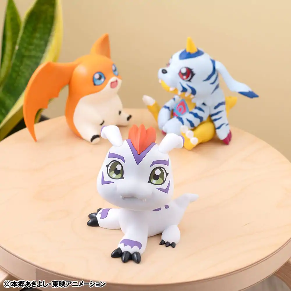 Statuete PVC Digimon Adventure Look Up Piyomon & Gomamon 11 cm (cu cadou) poza produsului