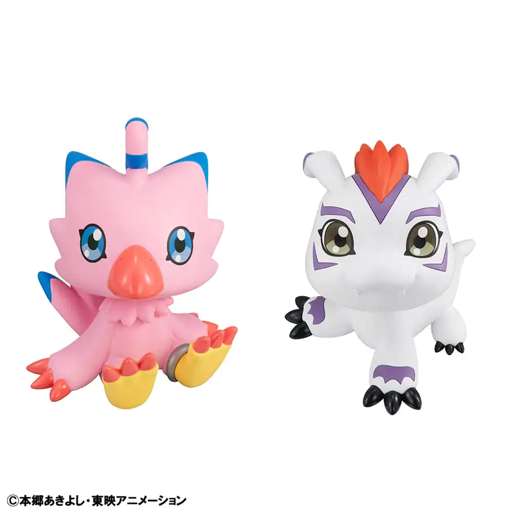 Statuete PVC Digimon Adventure Look Up Piyomon & Gomamon 11 cm (cu cadou) poza produsului