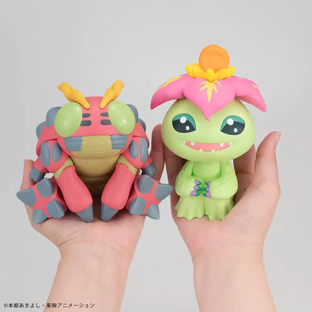 Statuete PVC Digimon Adventure Look Up Tentomon & Palmon 11 cm (cu cadou) poza produsului