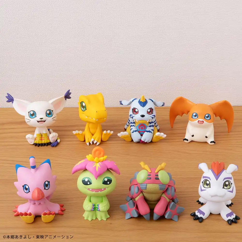 Statuete PVC Digimon Adventure Look Up Tentomon & Palmon 11 cm (cu cadou) poza produsului