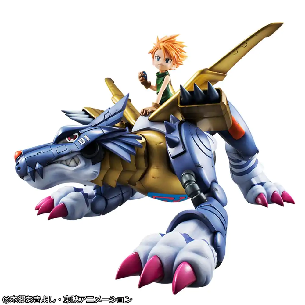 Digimon Adventure Precious G.E.M. Series Statuie PVC Metal Garurumon & Ishida Yamato 30 cm poza produsului