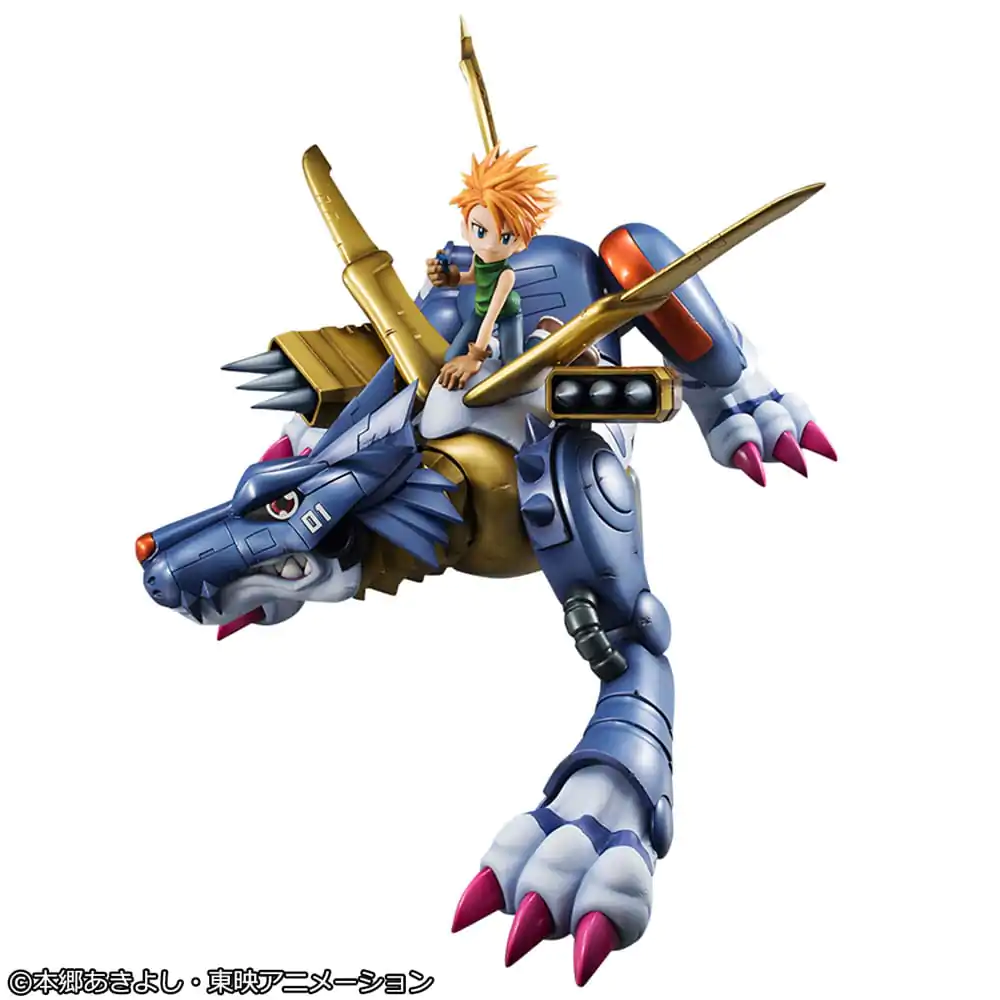 Digimon Adventure Precious G.E.M. Series Statuie PVC Metal Garurumon & Ishida Yamato 30 cm poza produsului