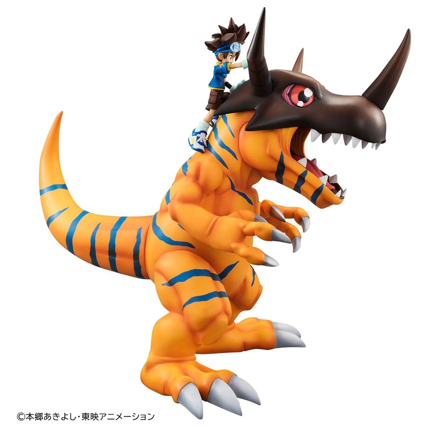 Digimon Adventure Precious G.E.M. Series figurina PVC Greymon & Taichi Yagami 25 cm poza produsului