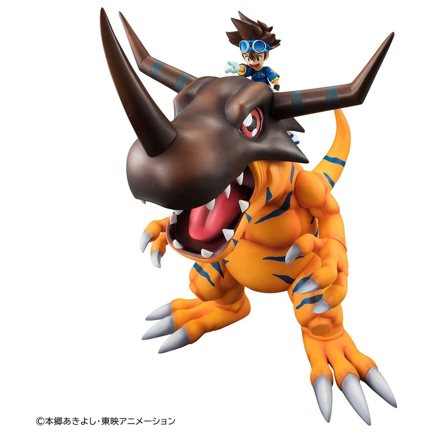 Digimon Adventure Precious G.E.M. Series figurina PVC Greymon & Taichi Yagami 25 cm poza produsului