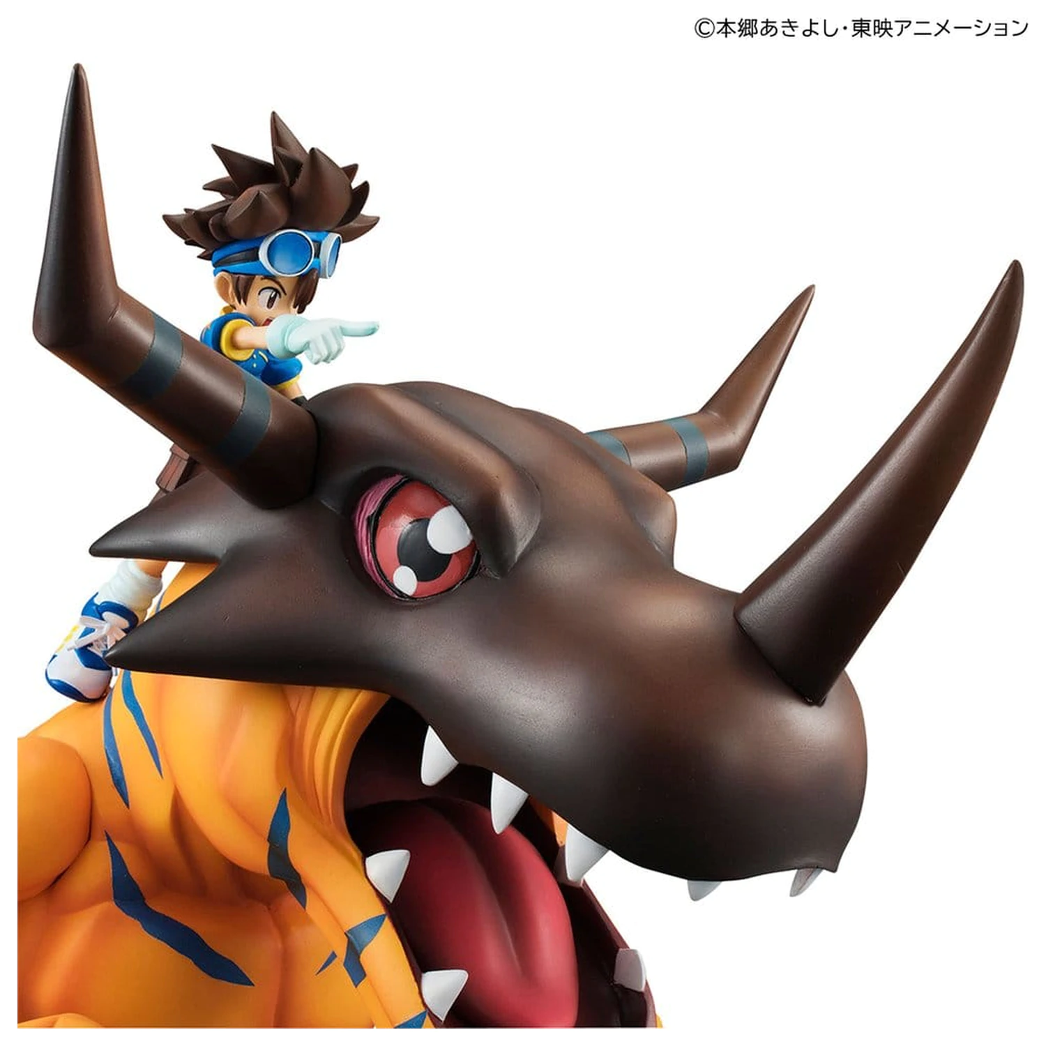 Digimon Adventure Precious G.E.M. Series figurina PVC Greymon & Taichi Yagami 25 cm poza produsului