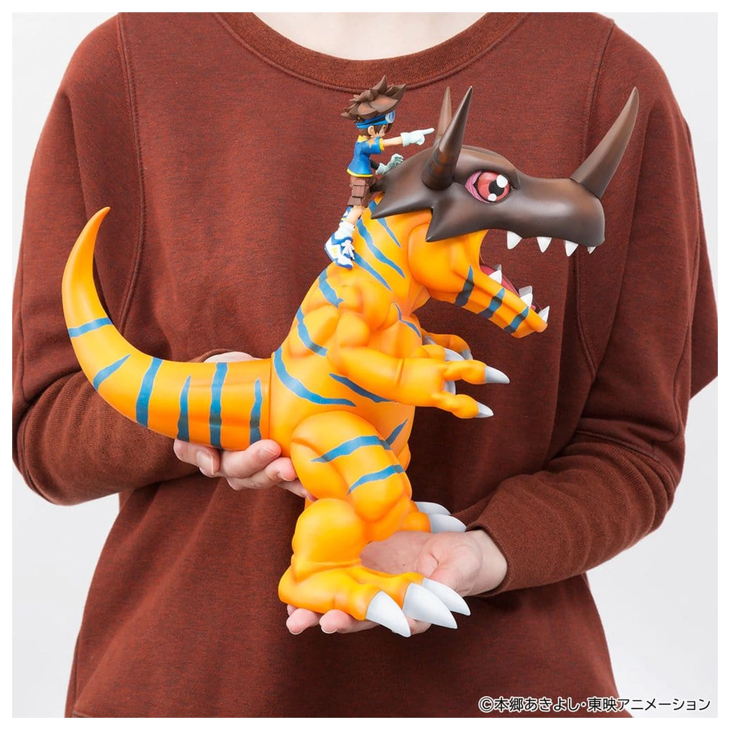 Digimon Adventure Precious G.E.M. Series figurina PVC Greymon & Taichi Yagami 25 cm poza produsului