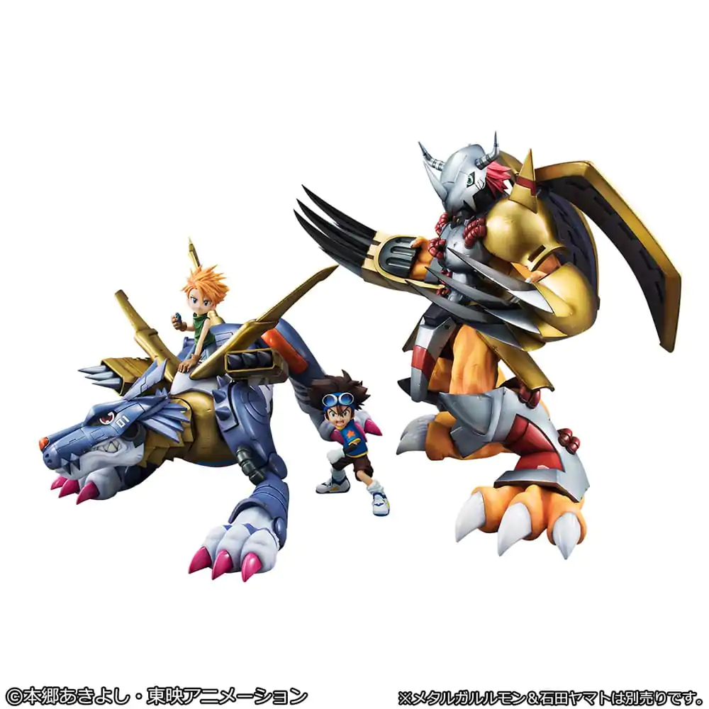Digimon Adventure Precious G.E.M. Series Statuie PVC Wargreymon si Taichi Yagami 25 cm poza produsului