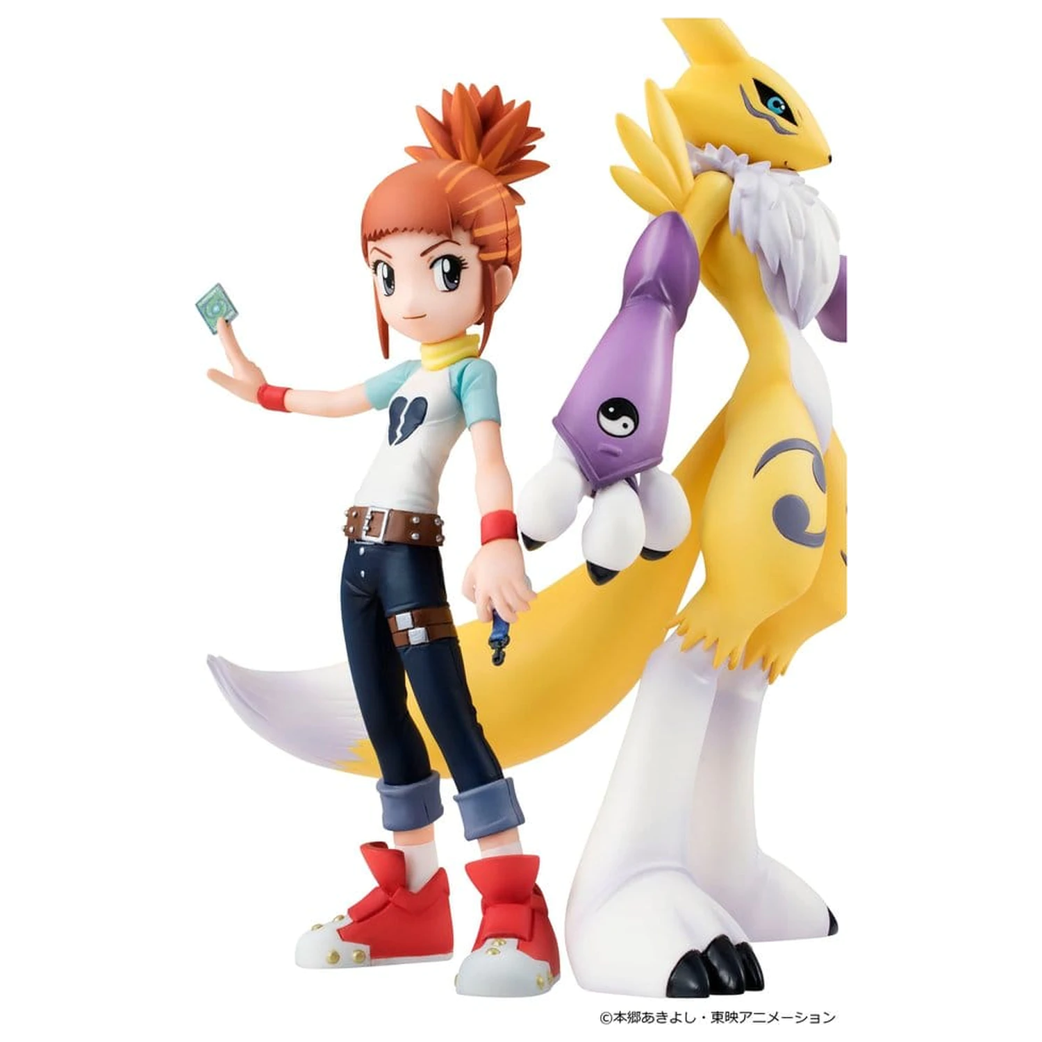 Figura PVC Digimon Tamers G.E.M. Series Renamon & Ruki Makino 13 cm (Relansare) poza produsului