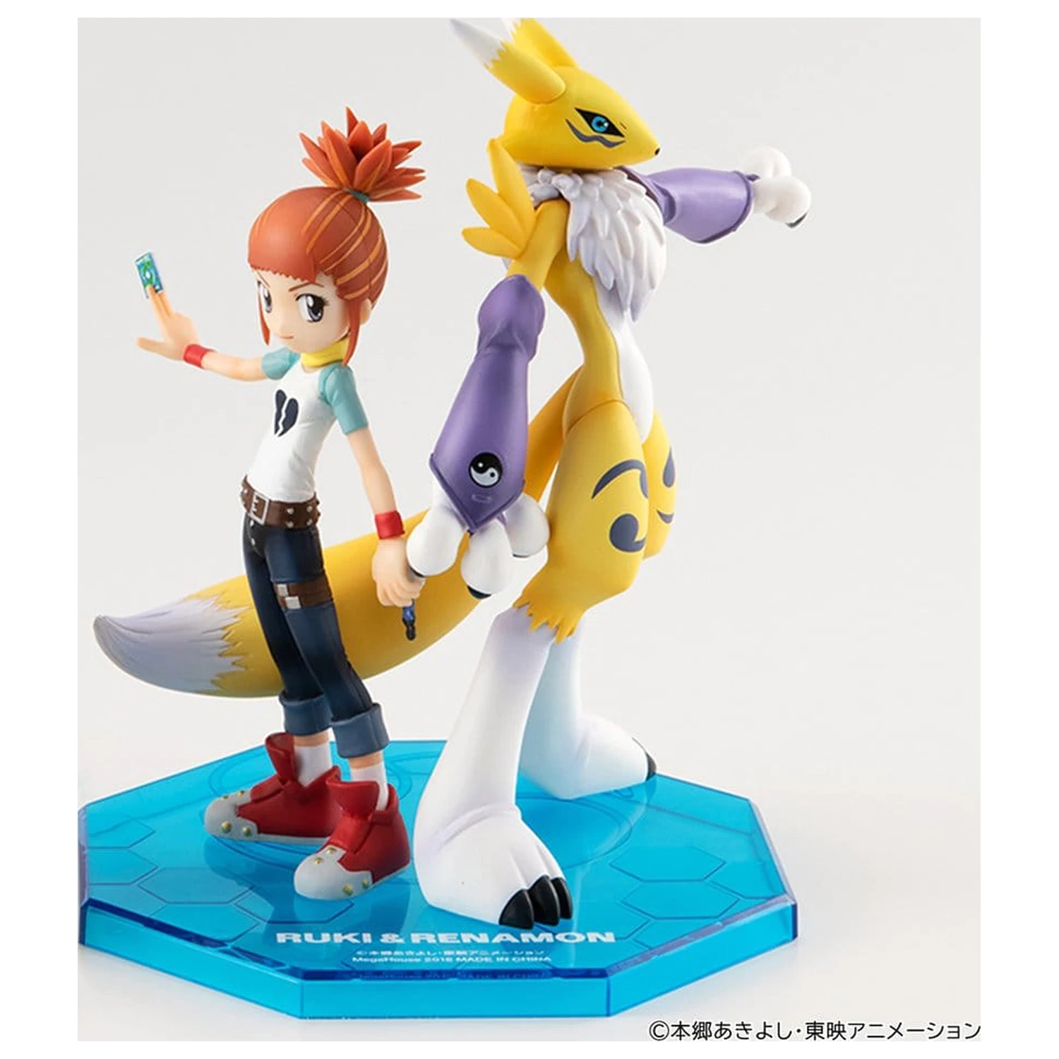 Figura PVC Digimon Tamers G.E.M. Series Renamon & Ruki Makino 13 cm (Relansare) poza produsului