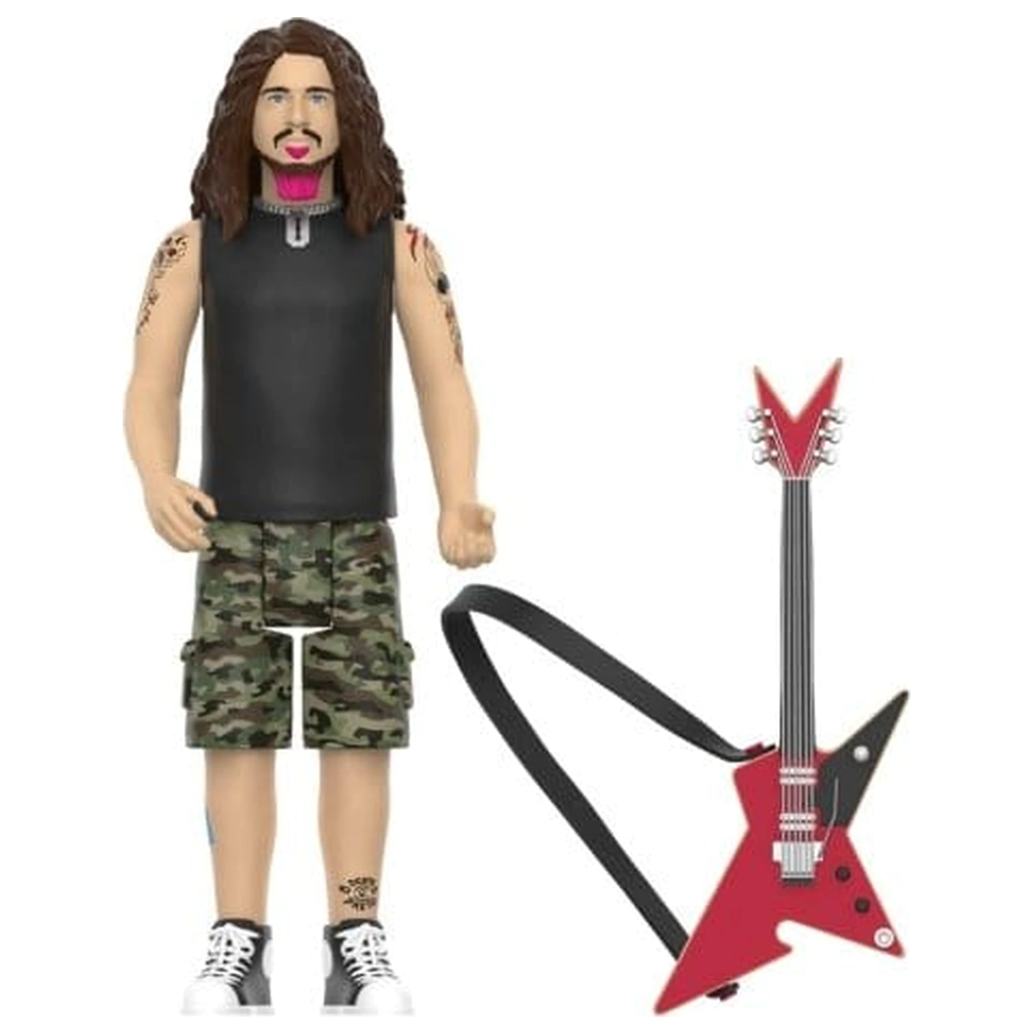 Dimebag Darrell ReAction Action Figure Wave 01 Dimebag Darrell Culprit figurina de acțiune poza produsului