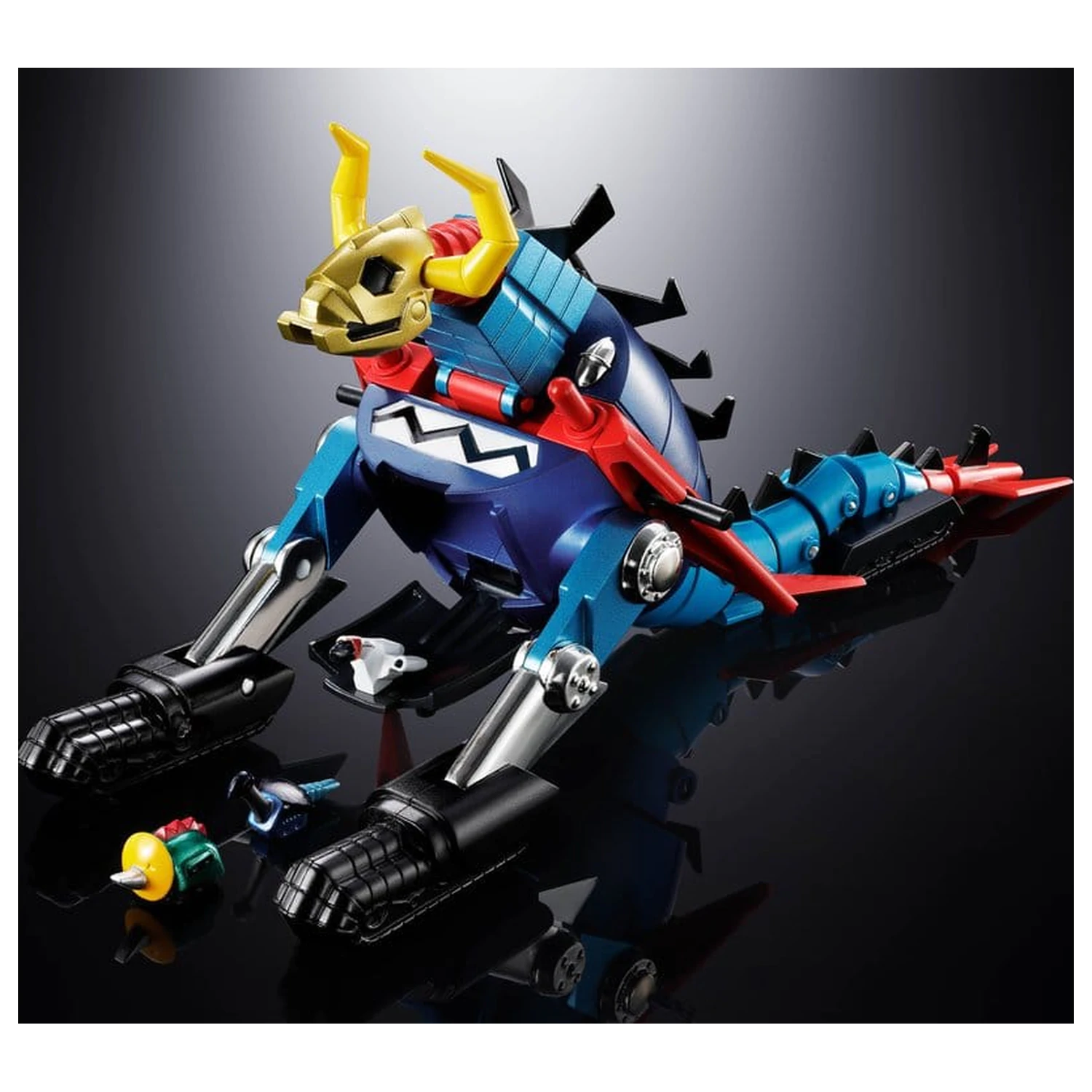 Dino Mech Gaiking Chogokin figurina de acțiune Daikumaryu & Gaiking 20 cm poza produsului