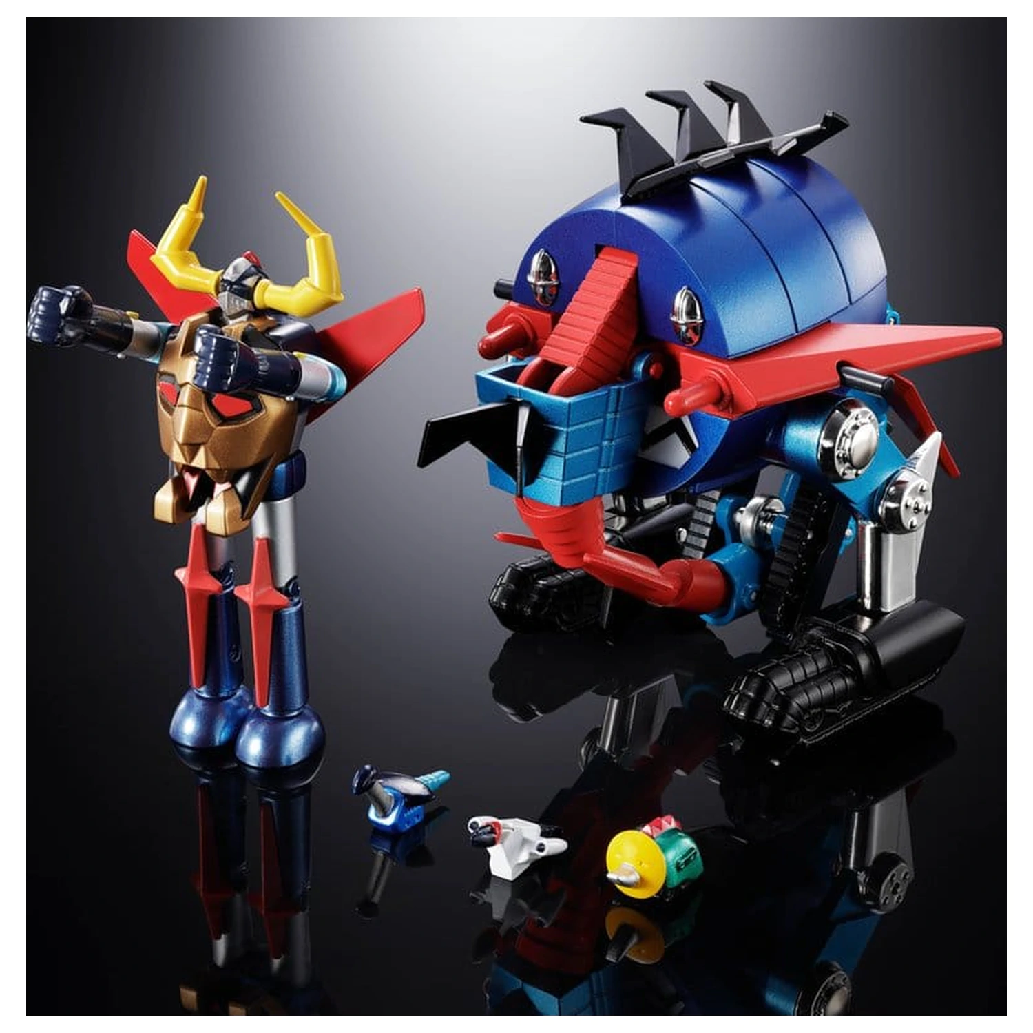 Dino Mech Gaiking Chogokin figurina de acțiune Daikumaryu & Gaiking 20 cm poza produsului