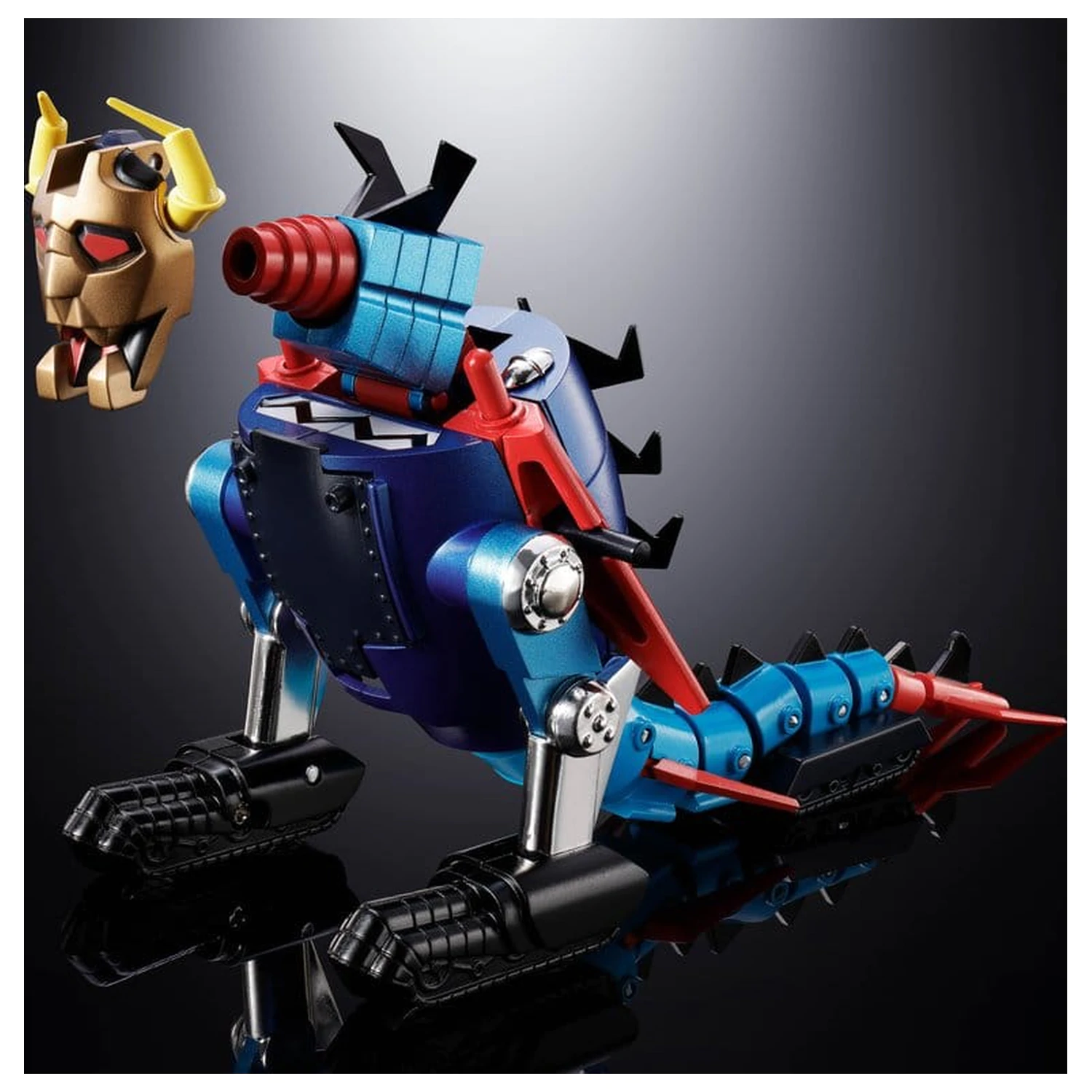 Dino Mech Gaiking Chogokin figurina de acțiune Daikumaryu & Gaiking 20 cm poza produsului