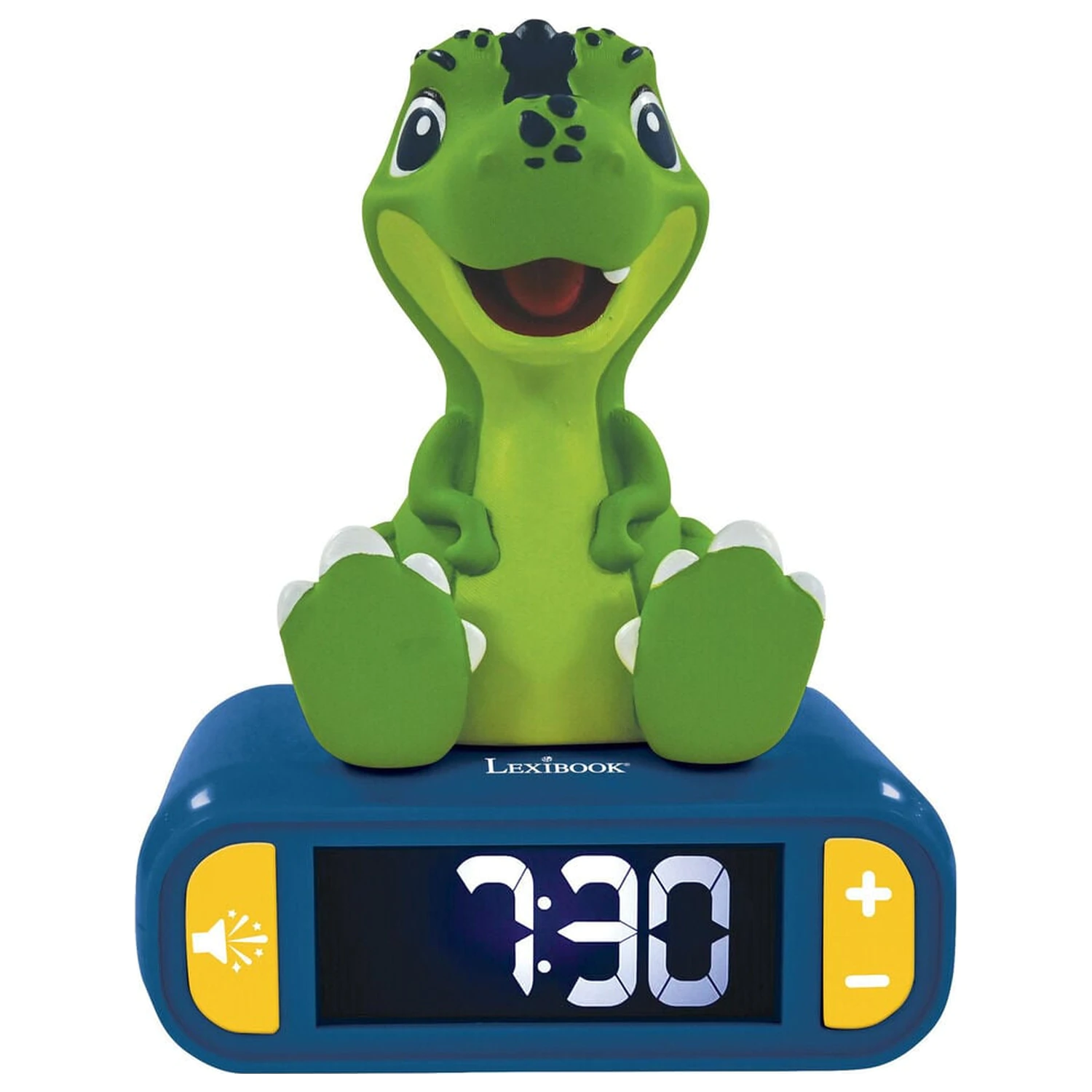 Ceas desteptator digital cu lumina de noapte 3D Dinozaur poza produsului