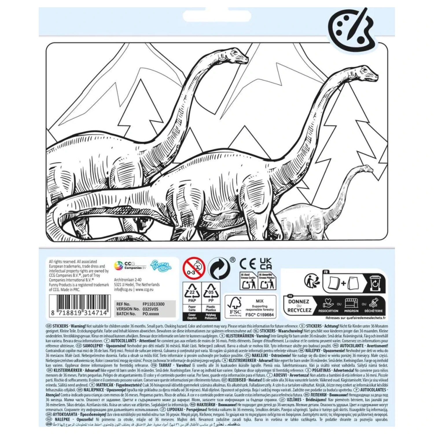 Dinosaur Roarsome Autocolant poza produsului