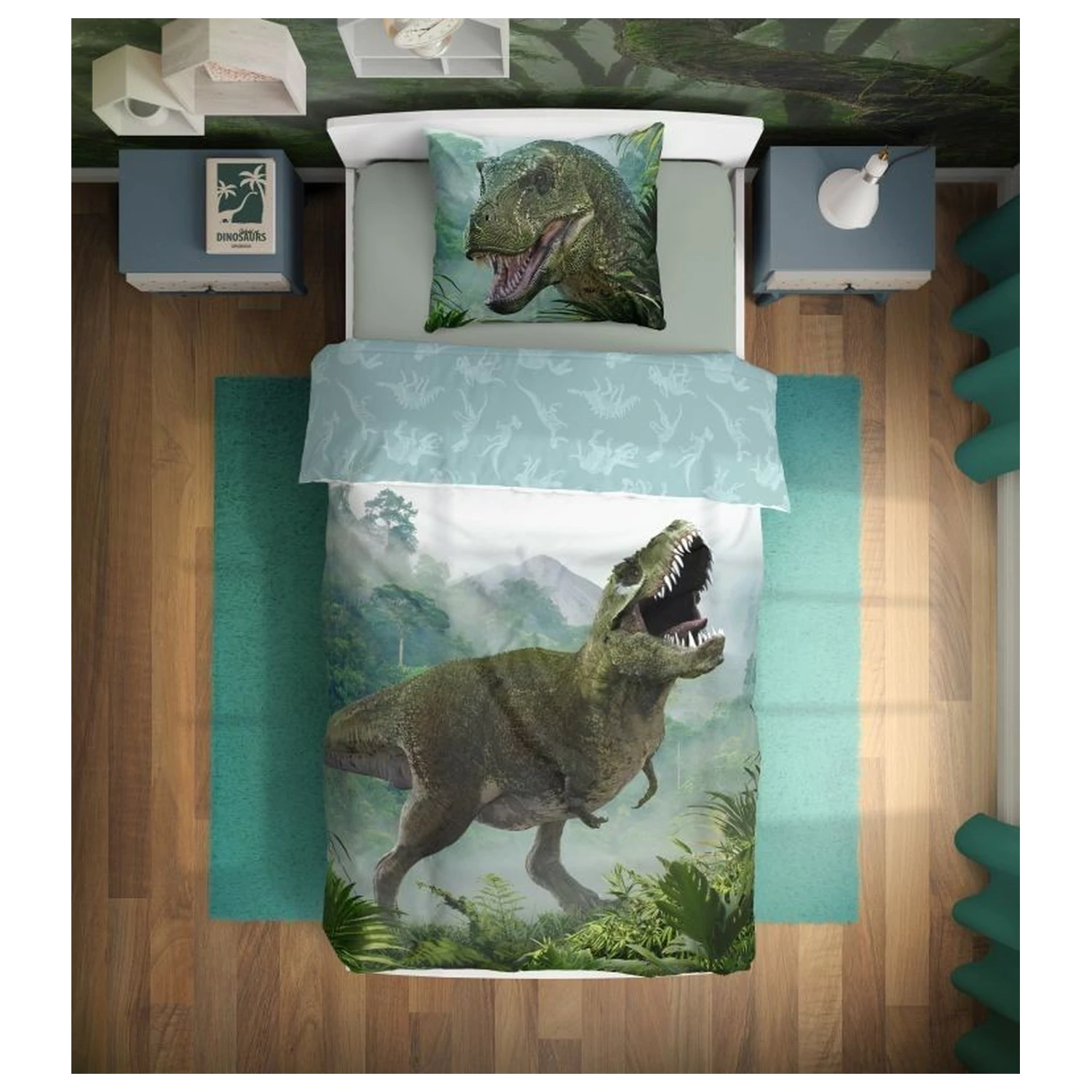 Dinosaur T-Rex Forest Husă de Pilotă poza produsului