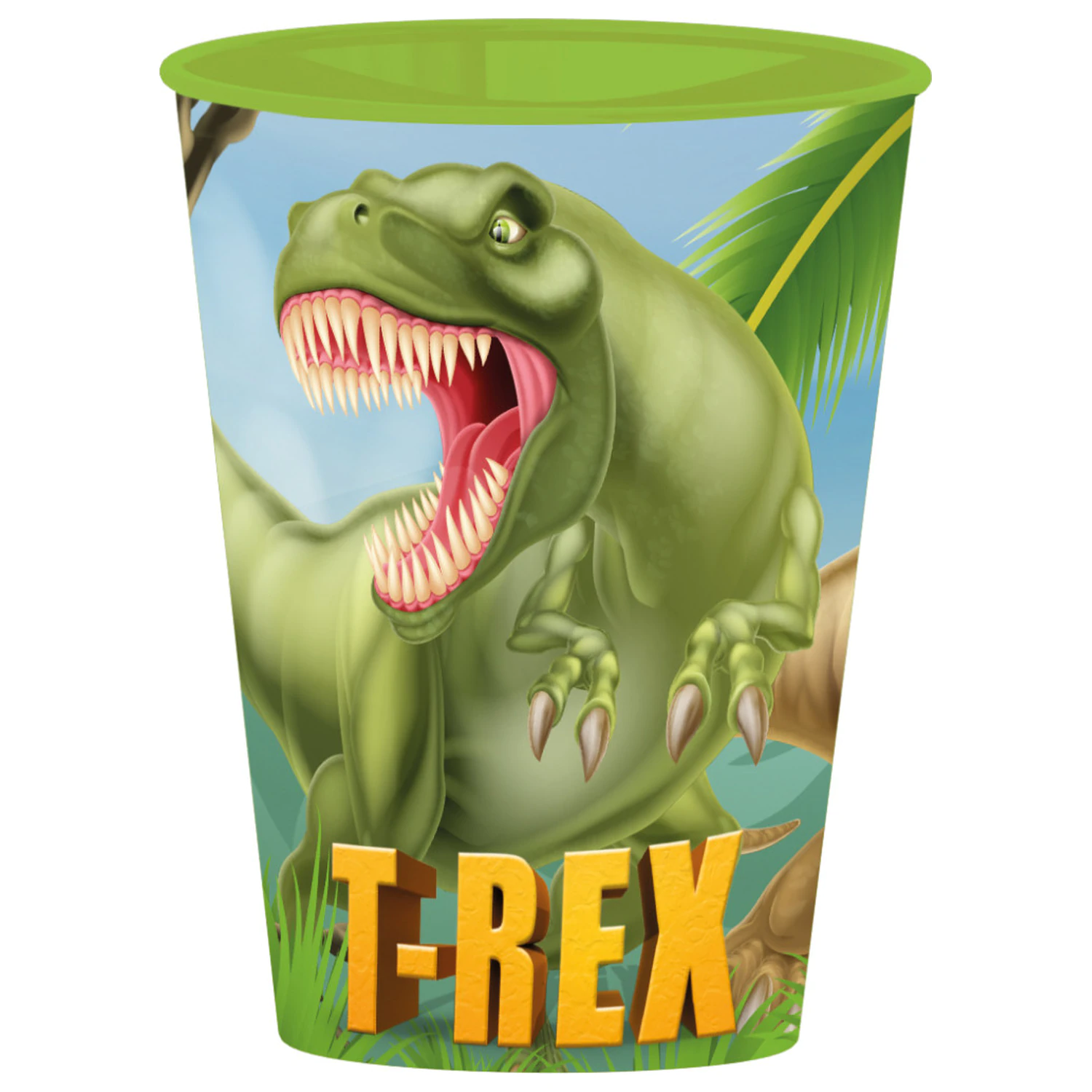 Dinosaur T-Rex cana din plastic 260 ml poza produsului