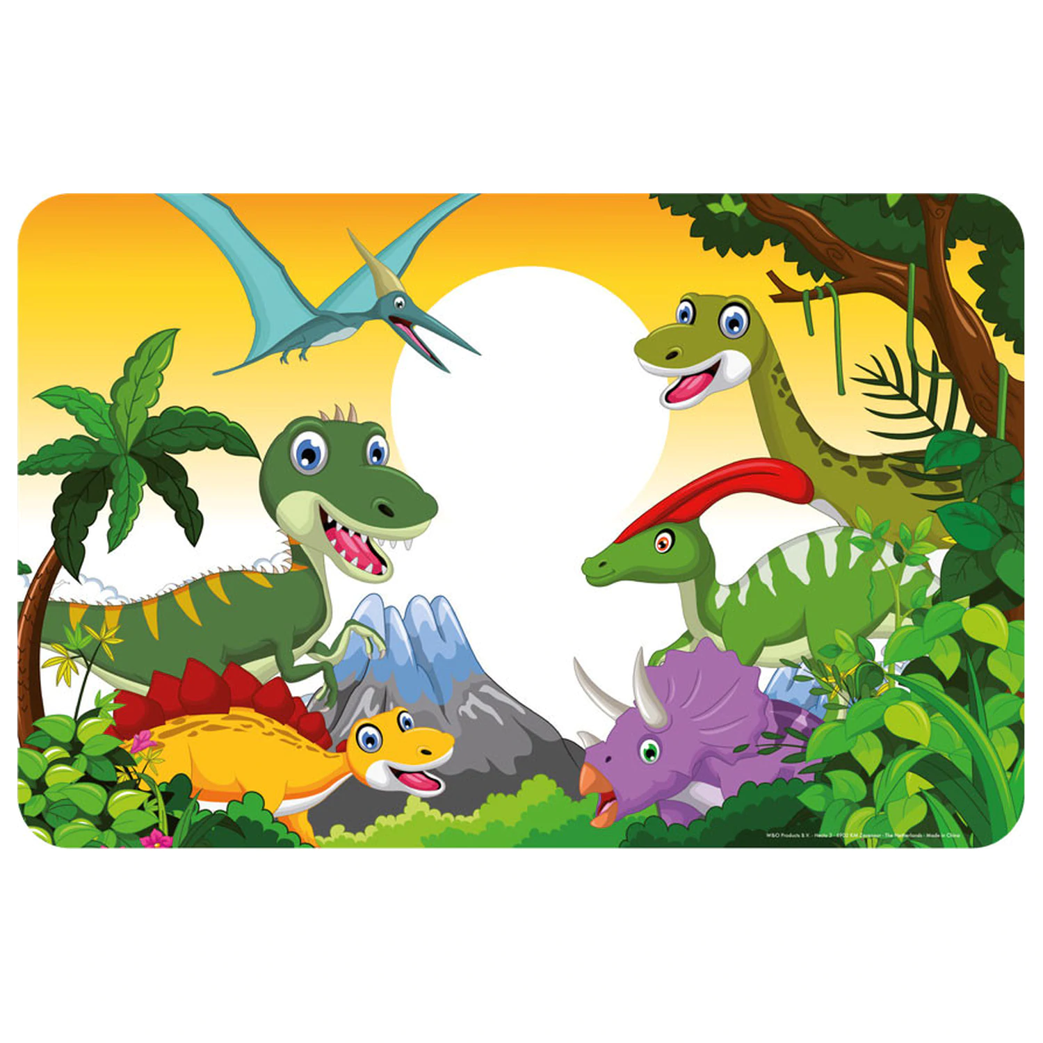 Dinosaur World Suport pentru masa 43x28 cm poza produsului