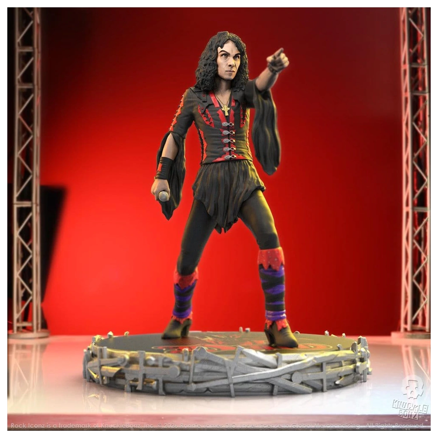 Dio Rock Iconz Statuie Ronnie James Dio III 18 cm poza produsului