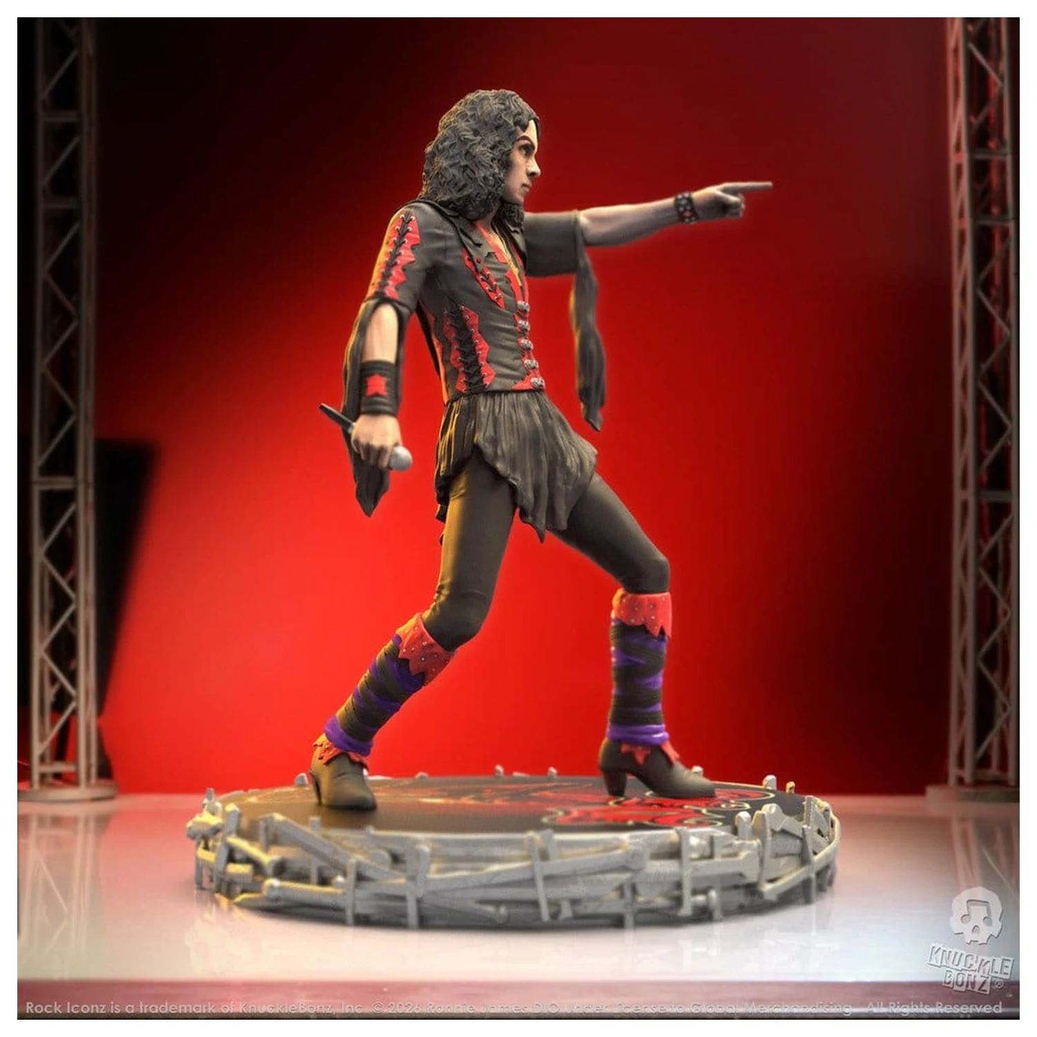 Dio Rock Iconz Statuie Ronnie James Dio III 18 cm poza produsului