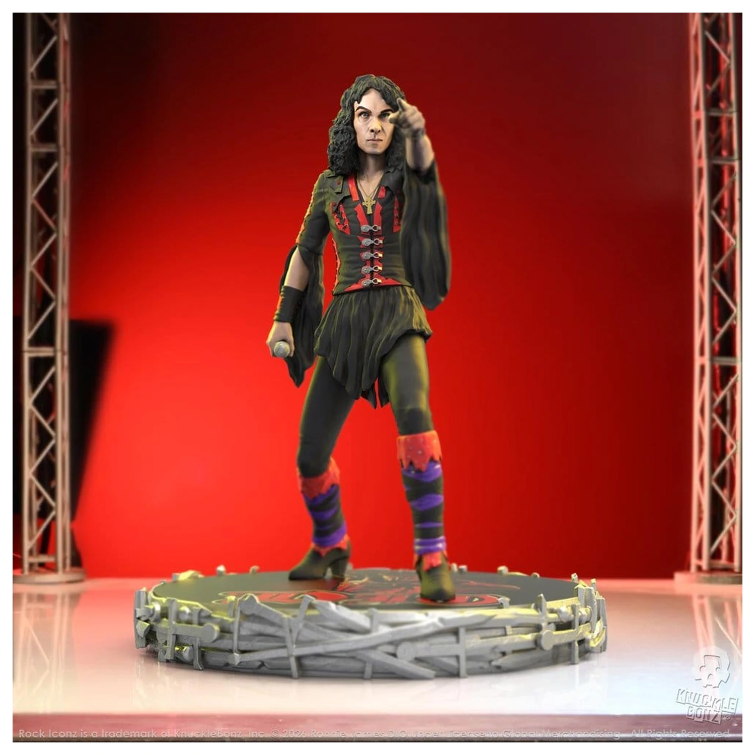 Dio Rock Iconz Statuie Ronnie James Dio III 18 cm poza produsului