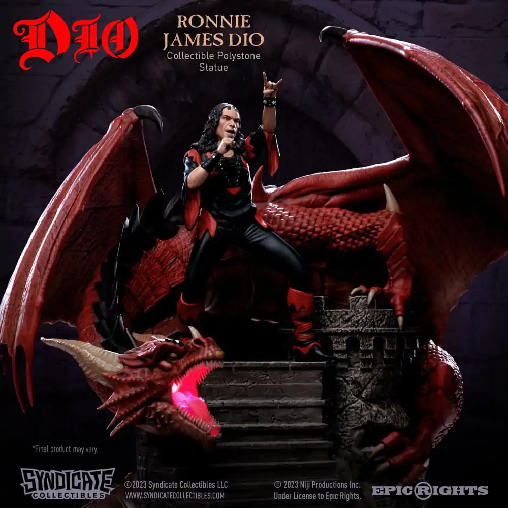 Statuie Dio 1/10 Ronnie James Dio 36 cm poza produsului