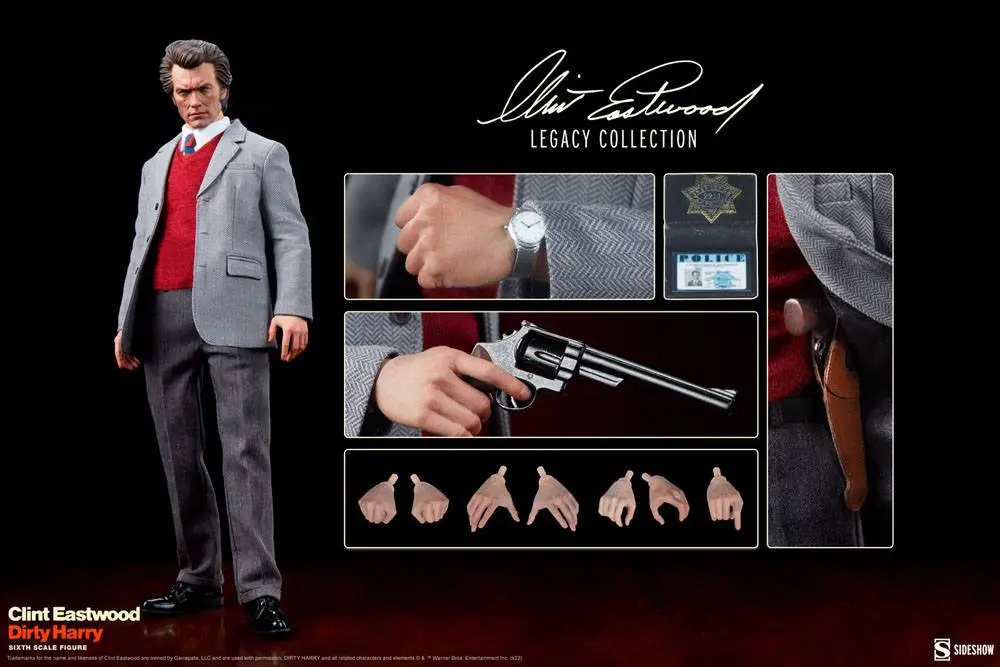 Figurină de acțiune Colecția Moștenirea lui Dirty Harry Clint Eastwood 1/6 Harry Callahan 30 cm poza produsului