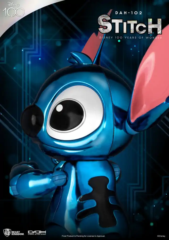 Disney 100 Years of Wonder Dynamic 8ction Heroes Figurina de Acțiune 1/9 Stitch (Lilo & Stitch) 16 cm poza produsului