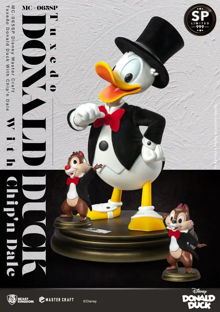 Disney 100th Master Craft Statuie Tuxedo Donald Duck (Chip'n und Dale) 40 cm poza produsului