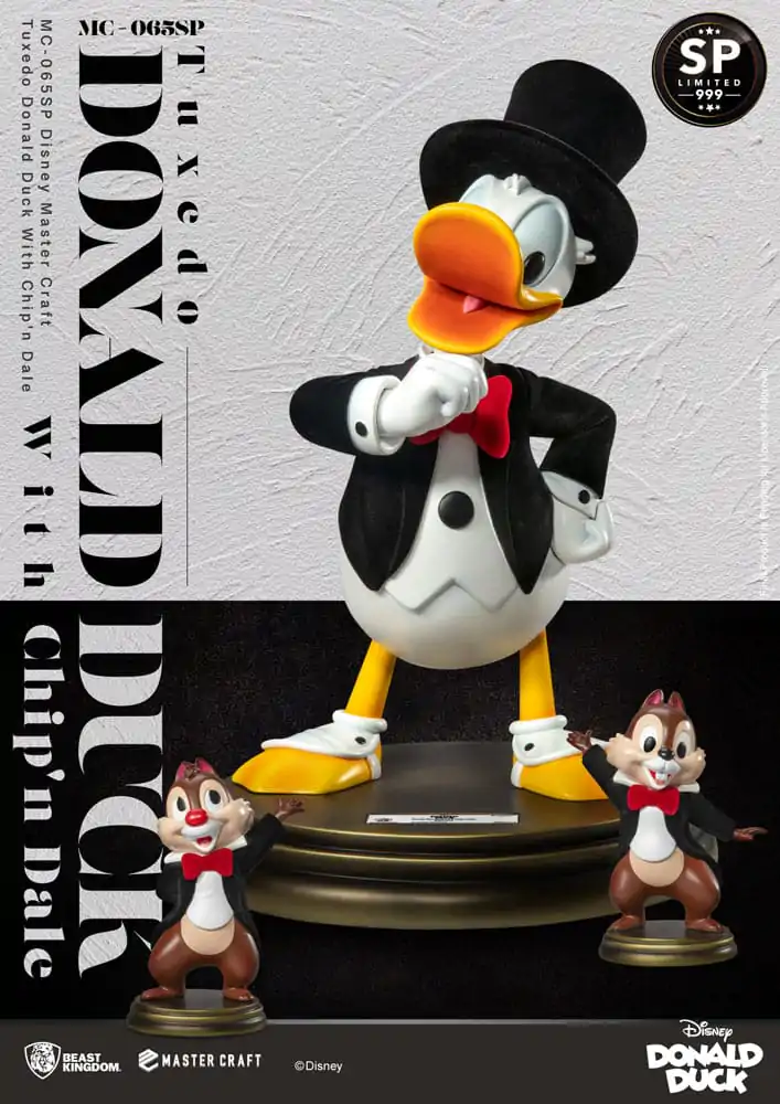 Disney 100th Master Craft Statuie Tuxedo Donald Duck (Chip'n und Dale) 40 cm poza produsului