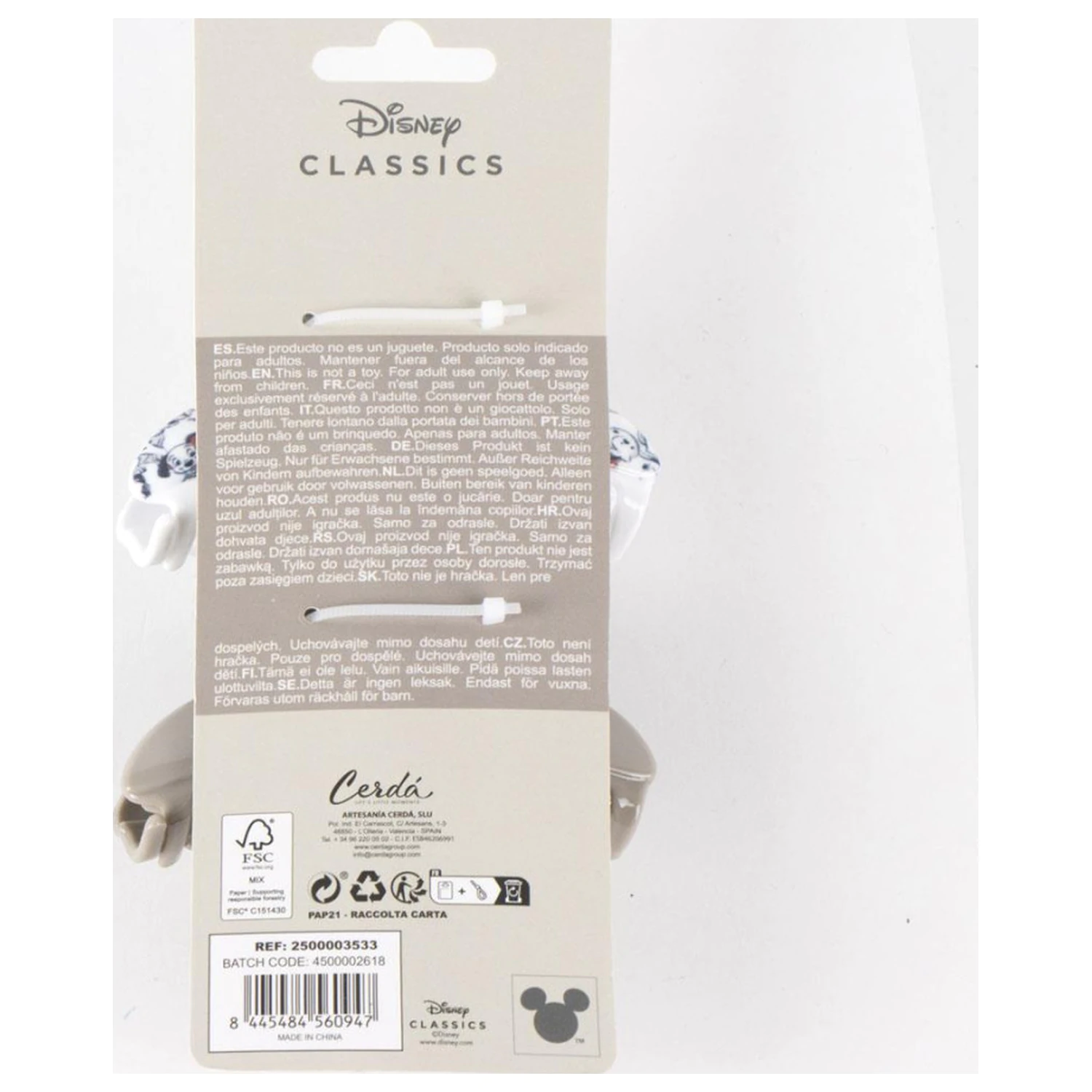 Disney 101 Dalmatians Fun Hair Clip Set 2 buc poza produsului