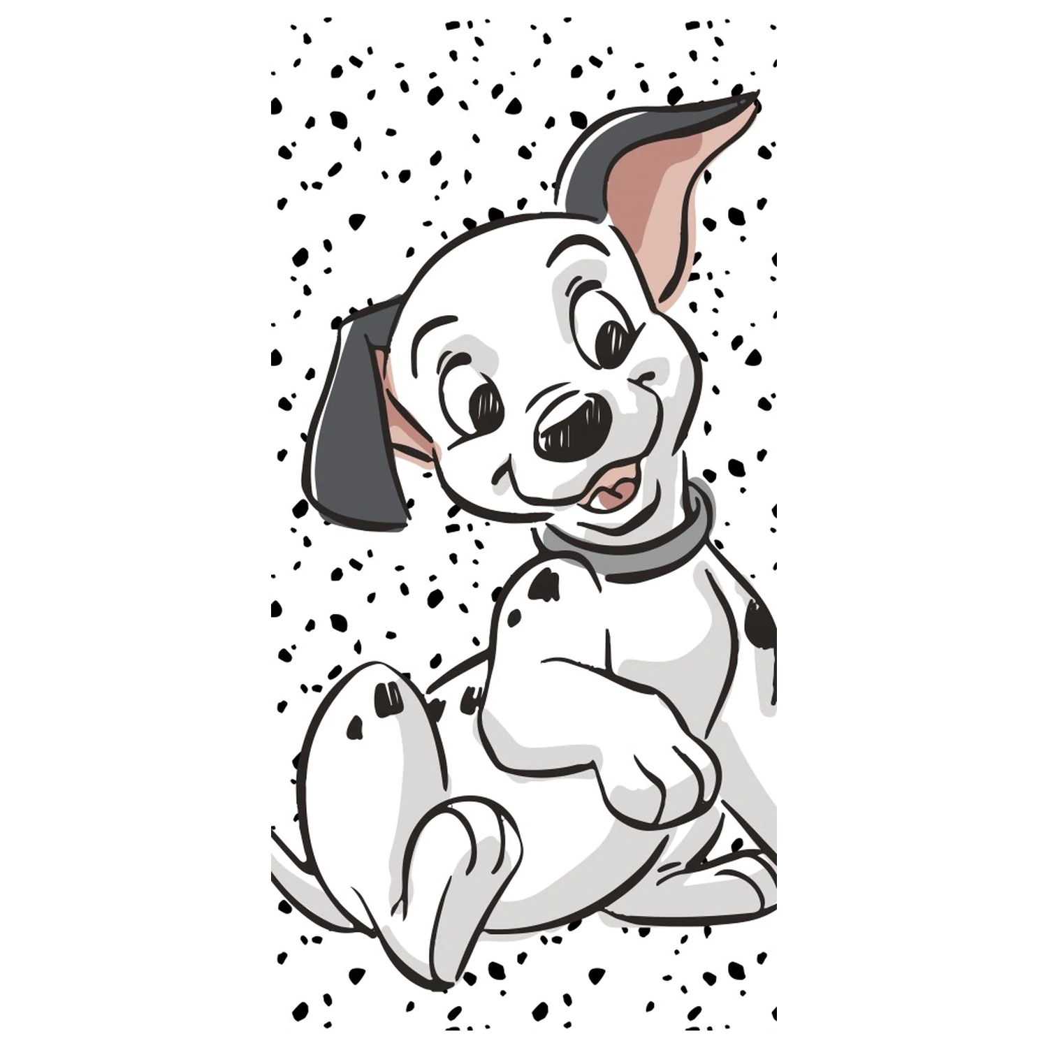 Disney 101 Dalmatians Prosop alb 70x140cm poza produsului