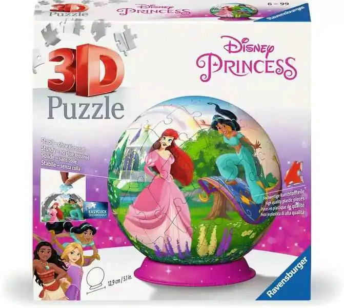 Disney 3D Puzzle Prințese Puzzle Ball (73 piese) poza produsului