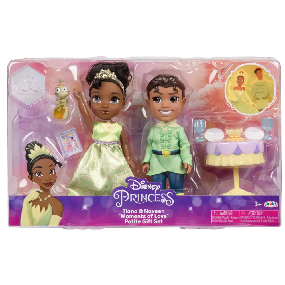 Disney Prințesa și Broscoiul Tiana + Naveen păpușă 15cm poza produsului