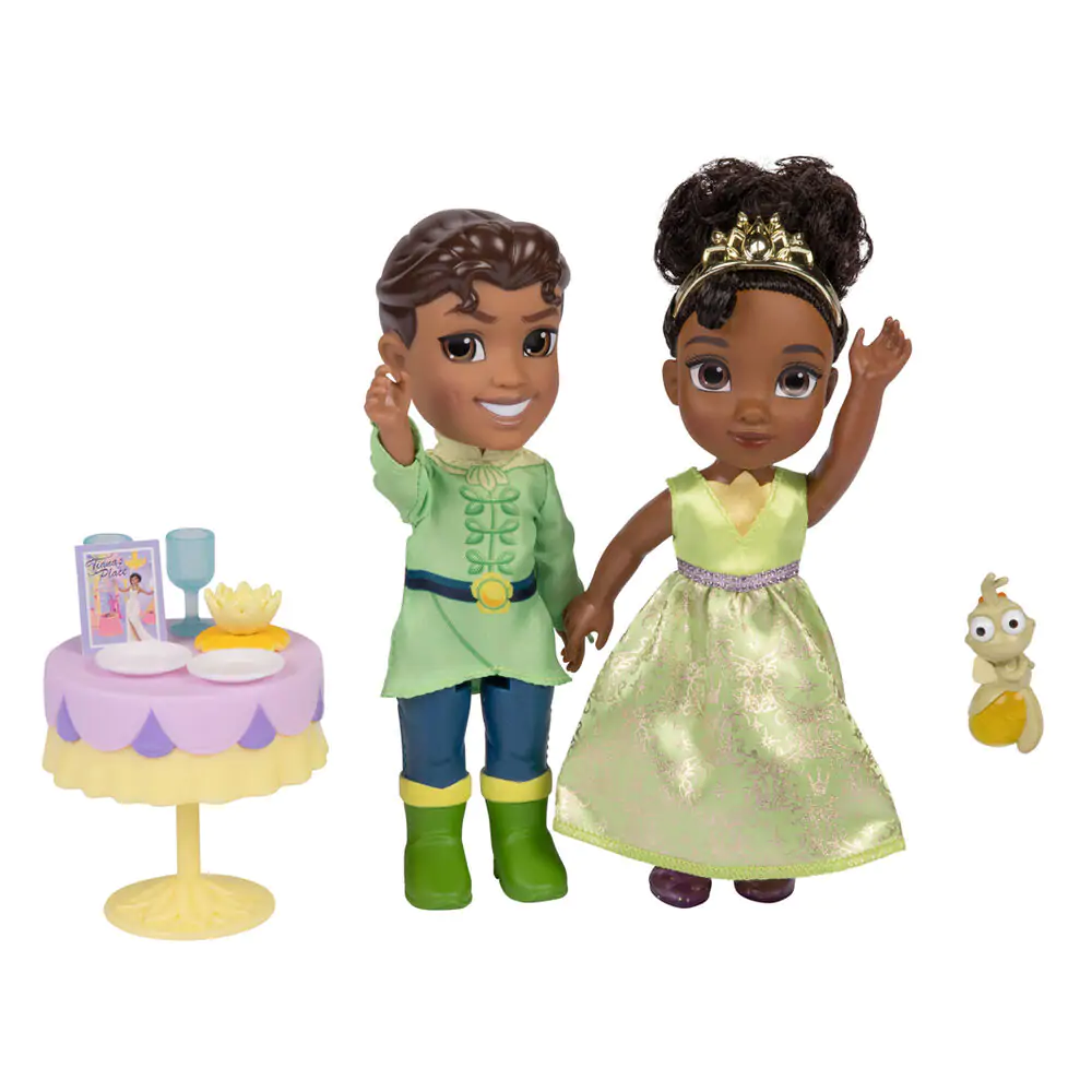 Disney Prințesa și Broscoiul Tiana + Naveen păpușă 15cm poza produsului