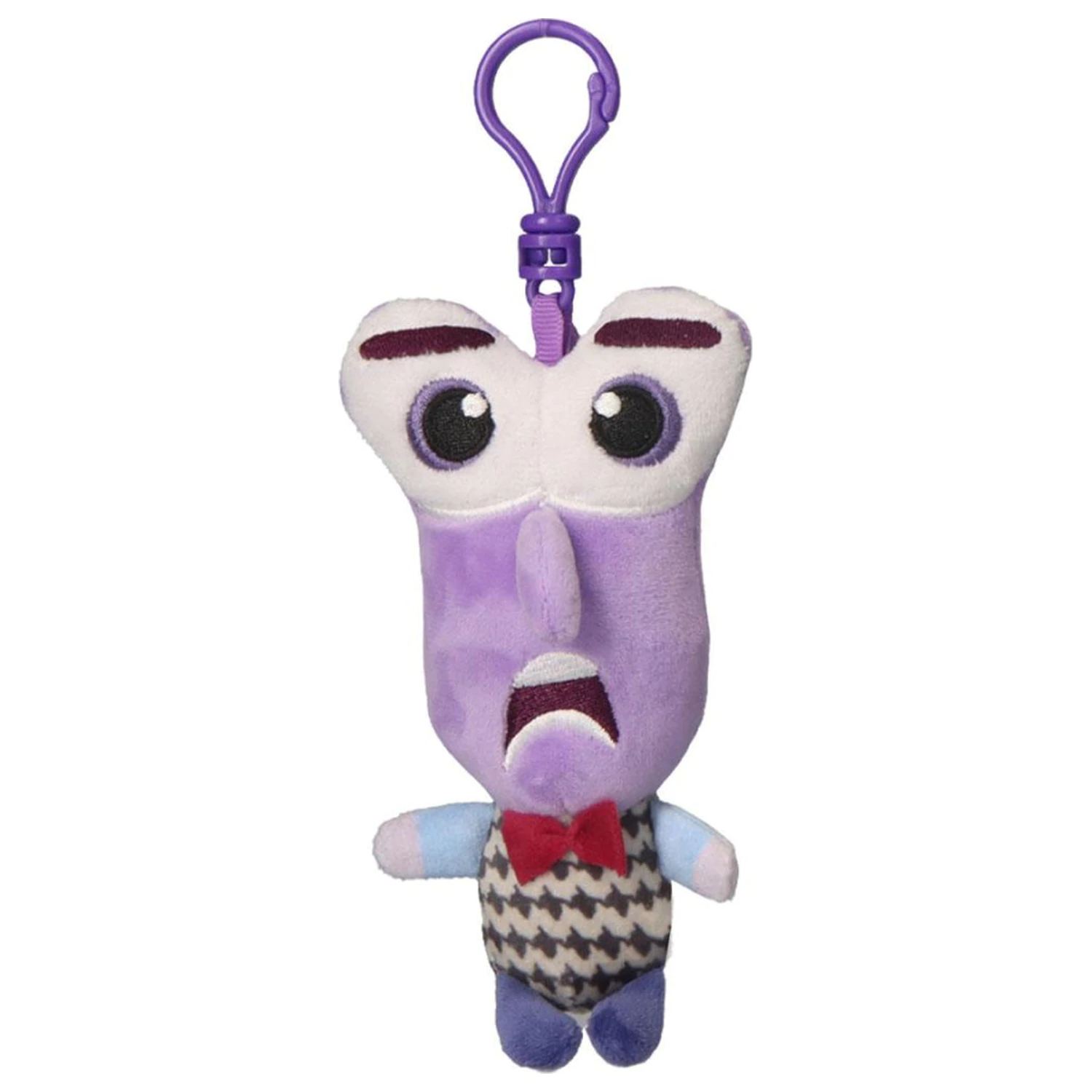 Disney Inside Out Fear Figurină de pluș 3D cu agățătoare, breloc 12 cm poza produsului