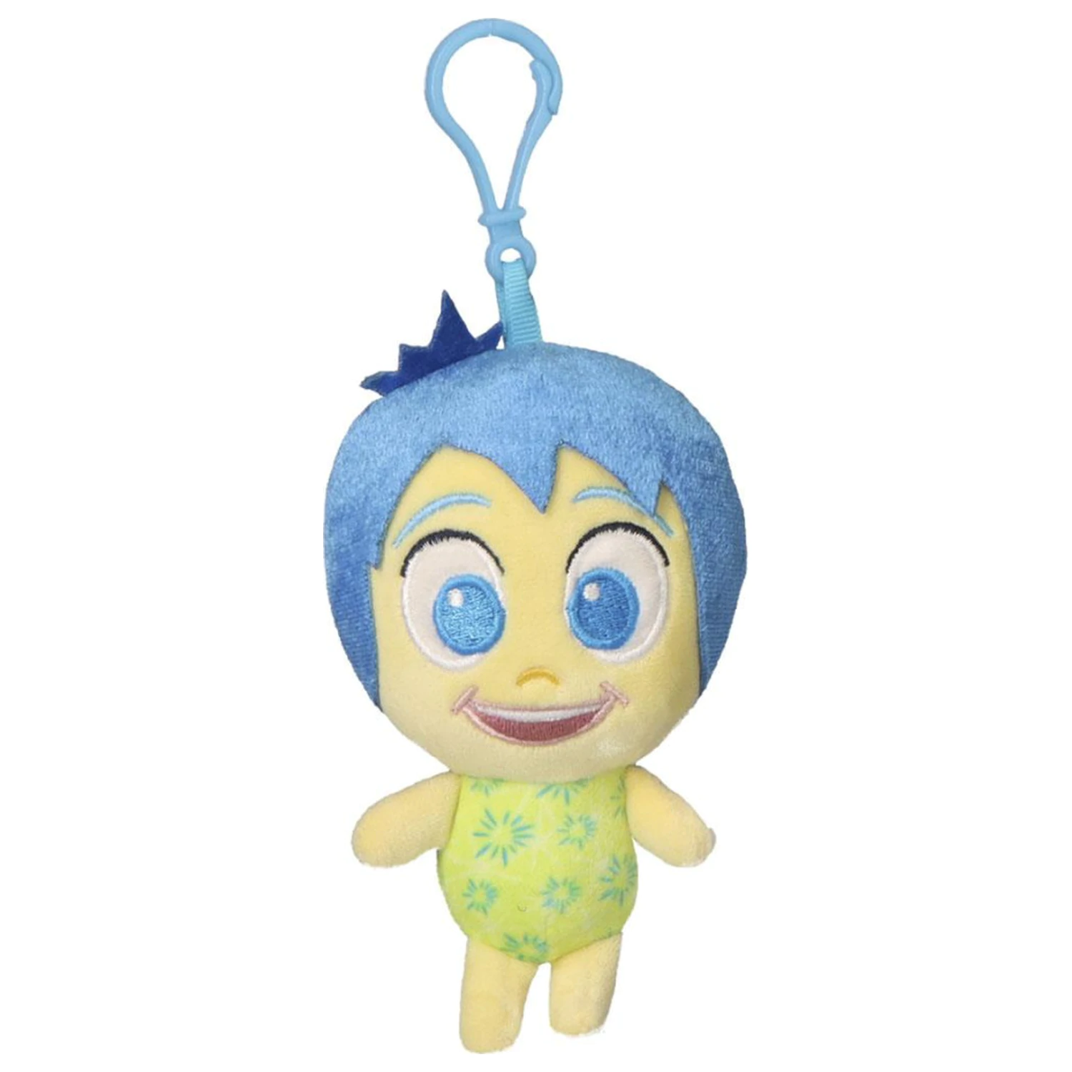Disney Inside Out Joy Figurina Plus 3D cu Agatatoare, Charm pentru Geanta 12 cm poza produsului