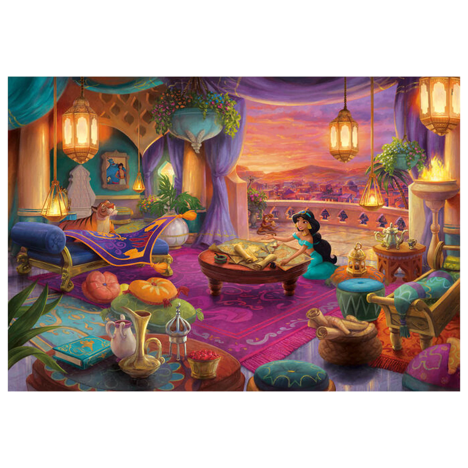 Disney Aladdin Jasmine puzzle 500 piese poza produsului