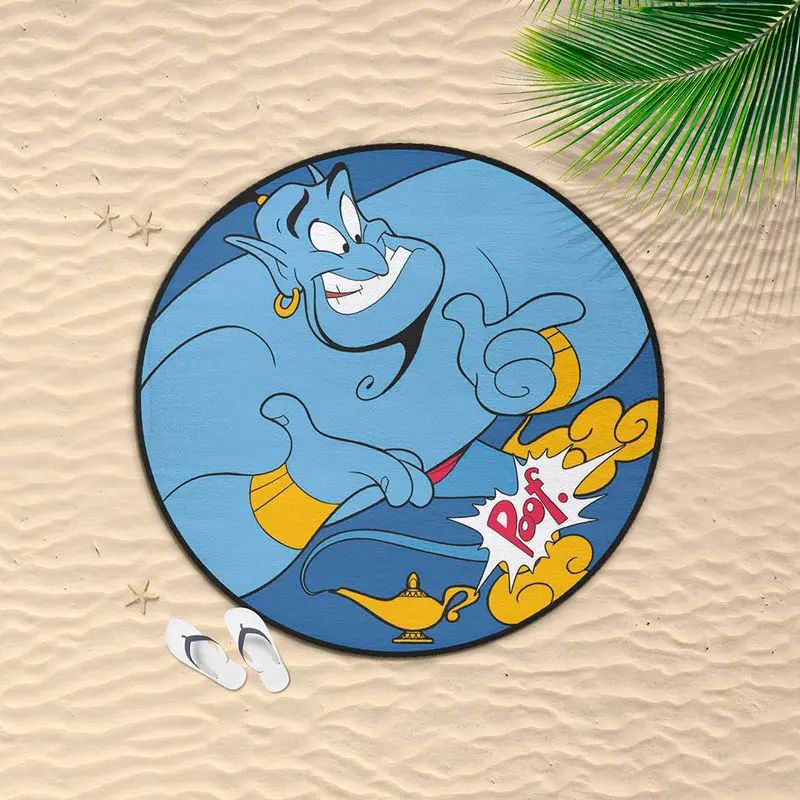 Disney Aladdin prosop de plajă rotund din microfibră 130cm poza produsului