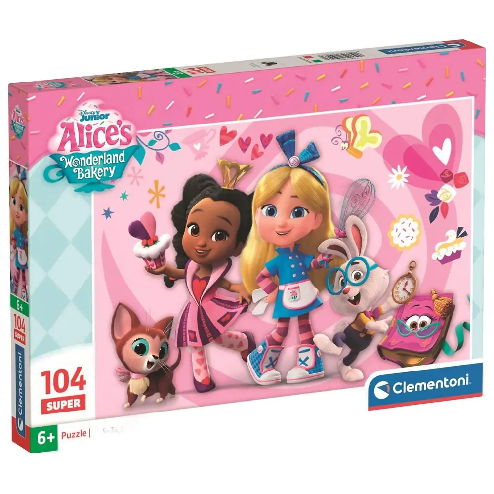 Disney Alice Bakery super puzzle 104 piese poza produsului